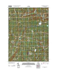 East Pharsalia New York Historical topographic map, 1:24000 scale, 7.5 X 7.5 Minute, Year 2013