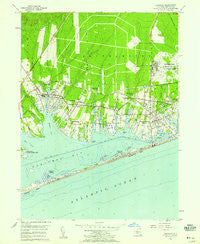 Eastport New York Historical topographic map, 1:24000 scale, 7.5 X 7.5 Minute, Year 1956