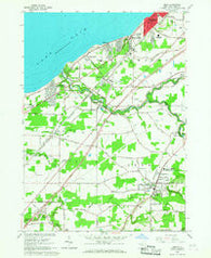 Eden New York Historical topographic map, 1:24000 scale, 7.5 X 7.5 Minute, Year 1965