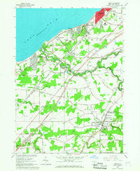 Eden New York Historical topographic map, 1:24000 scale, 7.5 X 7.5 Minute, Year 1965