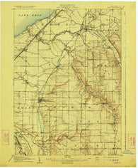 Eden New York Historical topographic map, 1:62500 scale, 15 X 15 Minute, Year 1907