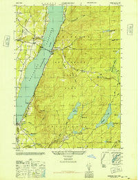 Edinburg New York Historical topographic map, 1:24000 scale, 7.5 X 7.5 Minute, Year 1946