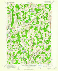 Edmeston New York Historical topographic map, 1:24000 scale, 7.5 X 7.5 Minute, Year 1943