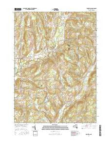 Edmeston New York Current topographic map, 1:24000 scale, 7.5 X 7.5 Minute, Year 2016