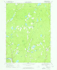 Eldred New York Historical topographic map, 1:24000 scale, 7.5 X 7.5 Minute, Year 1967
