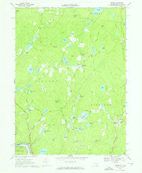 Eldred New York Historical topographic map, 1:24000 scale, 7.5 X 7.5 Minute, Year 1967
