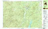 Elizabethtown New York Historical topographic map, 1:25000 scale, 7.5 X 15 Minute, Year 1978