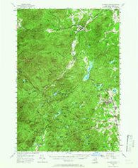 Elizabethtown New York Historical topographic map, 1:62500 scale, 15 X 15 Minute, Year 1955