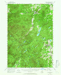 Elizabethtown New York Historical topographic map, 1:62500 scale, 15 X 15 Minute, Year 1955