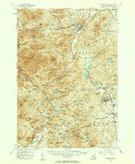 Elizabethtown New York Historical topographic map, 1:62500 scale, 15 X 15 Minute, Year 1955