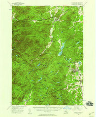 Elizabethtown New York Historical topographic map, 1:62500 scale, 15 X 15 Minute, Year 1955