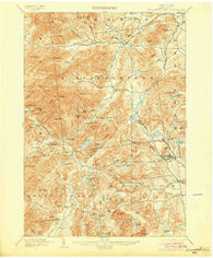 Elizabethtown New York Historical topographic map, 1:62500 scale, 15 X 15 Minute, Year 1901