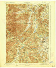 Elizabethtown New York Historical topographic map, 1:62500 scale, 15 X 15 Minute, Year 1901
