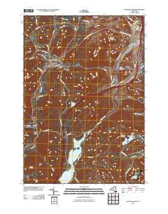 Elizabethtown New York Historical topographic map, 1:24000 scale, 7.5 X 7.5 Minute, Year 2010