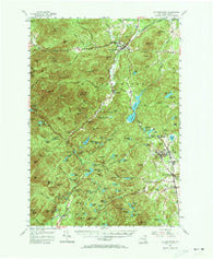 Elizabethtown New York Historical topographic map, 1:62500 scale, 15 X 15 Minute, Year 1955