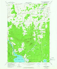 Ellenburg Center New York Historical topographic map, 1:24000 scale, 7.5 X 7.5 Minute, Year 1964