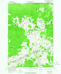 Ellenburg Depot New York Historical topographic map, 1:24000 scale, 7.5 X 7.5 Minute, Year 1964
