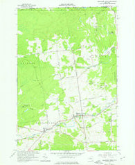 Ellenburg Depot New York Historical topographic map, 1:24000 scale, 7.5 X 7.5 Minute, Year 1964
