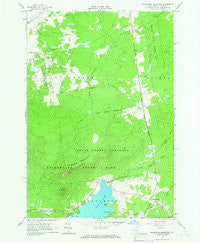Ellenburg Mountain New York Historical topographic map, 1:24000 scale, 7.5 X 7.5 Minute, Year 1964