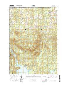Ellenburg Center New York Current topographic map, 1:24000 scale, 7.5 X 7.5 Minute, Year 2016