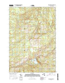 Ellenburg Depot New York Current topographic map, 1:24000 scale, 7.5 X 7.5 Minute, Year 2016
