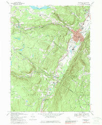 Ellenville New York Historical topographic map, 1:24000 scale, 7.5 X 7.5 Minute, Year 1969