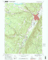 Ellenville New York Historical topographic map, 1:24000 scale, 7.5 X 7.5 Minute, Year 1969