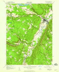 Ellenville New York Historical topographic map, 1:24000 scale, 7.5 X 7.5 Minute, Year 1942
