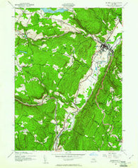 Ellenville New York Historical topographic map, 1:24000 scale, 7.5 X 7.5 Minute, Year 1942