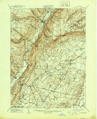Ellenville New York Historical topographic map, 1:62500 scale, 15 X 15 Minute, Year 1906