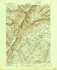 Ellenville New York Historical topographic map, 1:62500 scale, 15 X 15 Minute, Year 1906