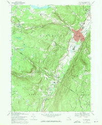 Ellenville New York Historical topographic map, 1:24000 scale, 7.5 X 7.5 Minute, Year 1969