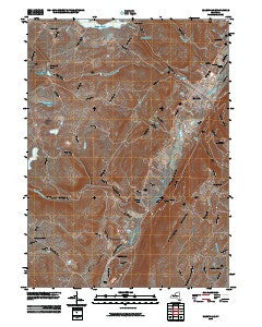 Ellenville New York Historical topographic map, 1:24000 scale, 7.5 X 7.5 Minute, Year 2010