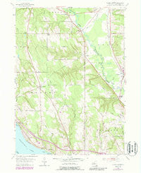 Ellery Center New York Historical topographic map, 1:24000 scale, 7.5 X 7.5 Minute, Year 1954