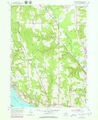 Ellery Center New York Historical topographic map, 1:24000 scale, 7.5 X 7.5 Minute, Year 1954