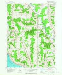 Ellery Center New York Historical topographic map, 1:24000 scale, 7.5 X 7.5 Minute, Year 1954