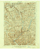 Ellicottville New York Historical topographic map, 1:62500 scale, 15 X 15 Minute, Year 1924