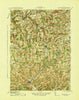 Ellicottville New York Historical topographic map, 1:62500 scale, 15 X 15 Minute, Year 1941