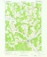 Ellicottville New York Historical topographic map, 1:24000 scale, 7.5 X 7.5 Minute, Year 1964