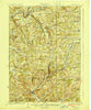 Ellicottville New York Historical topographic map, 1:62500 scale, 15 X 15 Minute, Year 1924