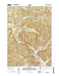 Ellicottville New York Current topographic map, 1:24000 scale, 7.5 X 7.5 Minute, Year 2016