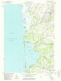 Ellisburg New York Historical topographic map, 1:24000 scale, 7.5 X 7.5 Minute, Year 1958