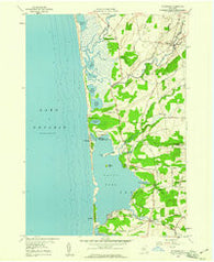 Ellisburg New York Historical topographic map, 1:24000 scale, 7.5 X 7.5 Minute, Year 1958