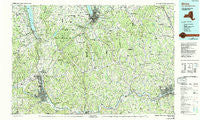 Elmira New York Historical topographic map, 1:100000 scale, 30 X 60 Minute, Year 1992