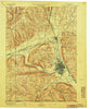 Elmira New York Historical topographic map, 1:62500 scale, 15 X 15 Minute, Year 1895