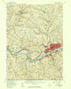 Endicott New York Historical topographic map, 1:62500 scale, 15 X 15 Minute, Year 1956