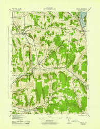 Erieville New York Historical topographic map, 1:31680 scale, 7.5 X 7.5 Minute, Year 1944