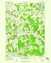 Erieville New York Historical topographic map, 1:24000 scale, 7.5 X 7.5 Minute, Year 1943
