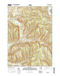 Erieville New York Current topographic map, 1:24000 scale, 7.5 X 7.5 Minute, Year 2016