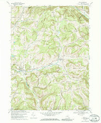Erin New York Historical topographic map, 1:24000 scale, 7.5 X 7.5 Minute, Year 1969